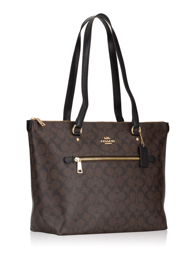 Шопер Coach Gallery Tote Bag In Signature Canvas — фото 2