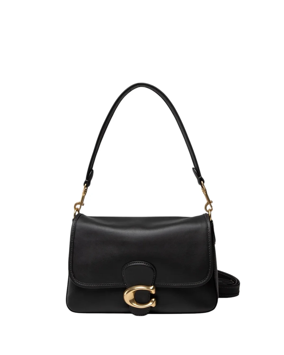 Сумка Coach Soft Tabby Shoulder Bag Black