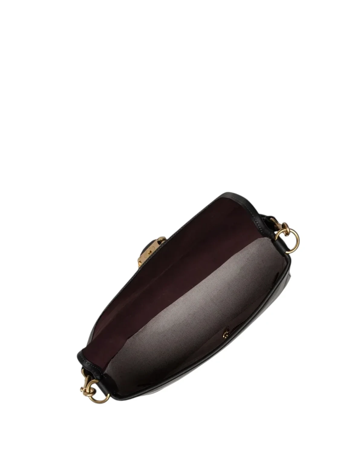 Сумка Coach Soft Tabby Shoulder Bag Black — фото 3