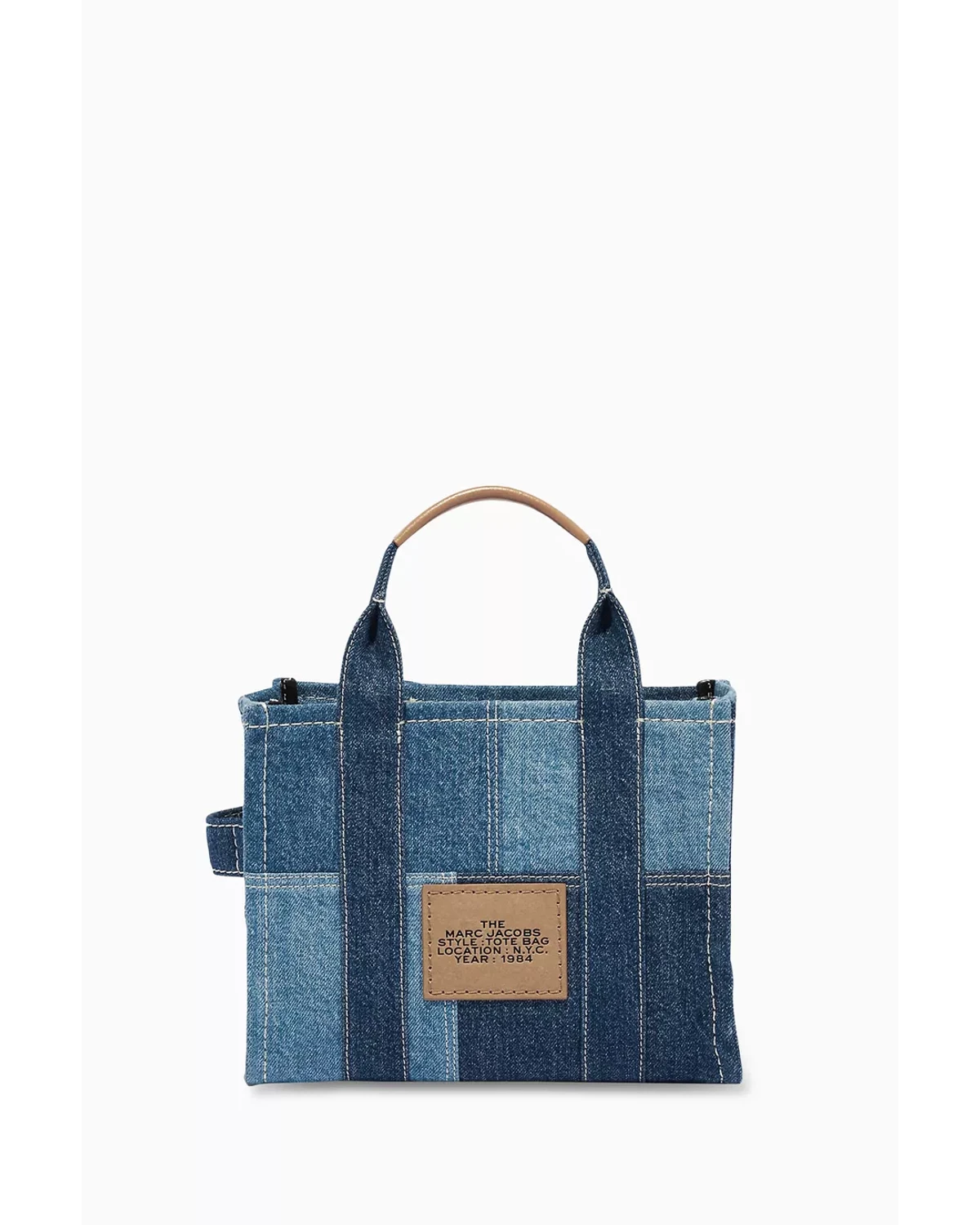 Шопер Marc Jacobs The Denim Small Tote Bag Blue — фото 2