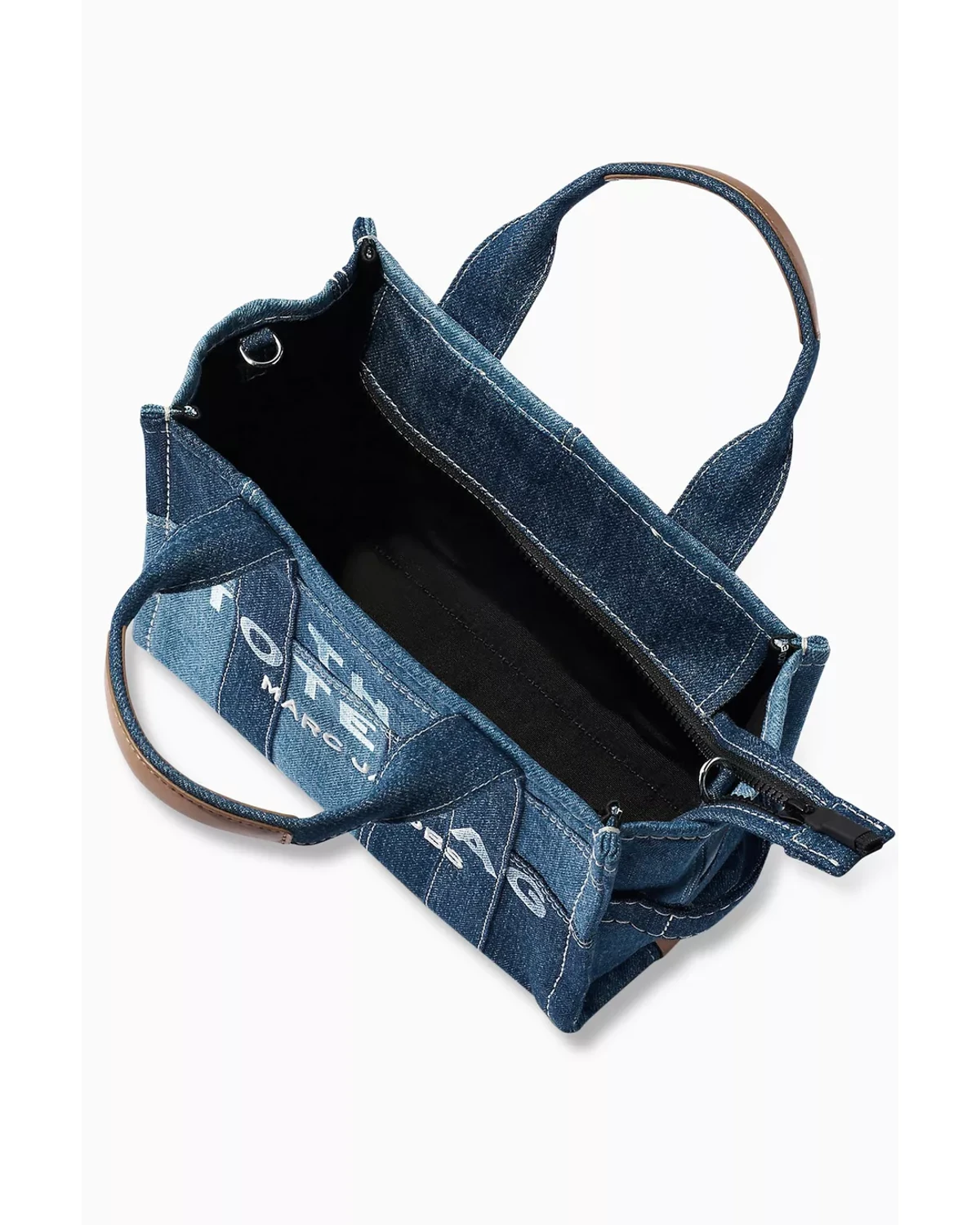 Шопер Marc Jacobs The Denim Small Tote Bag Blue — фото 3