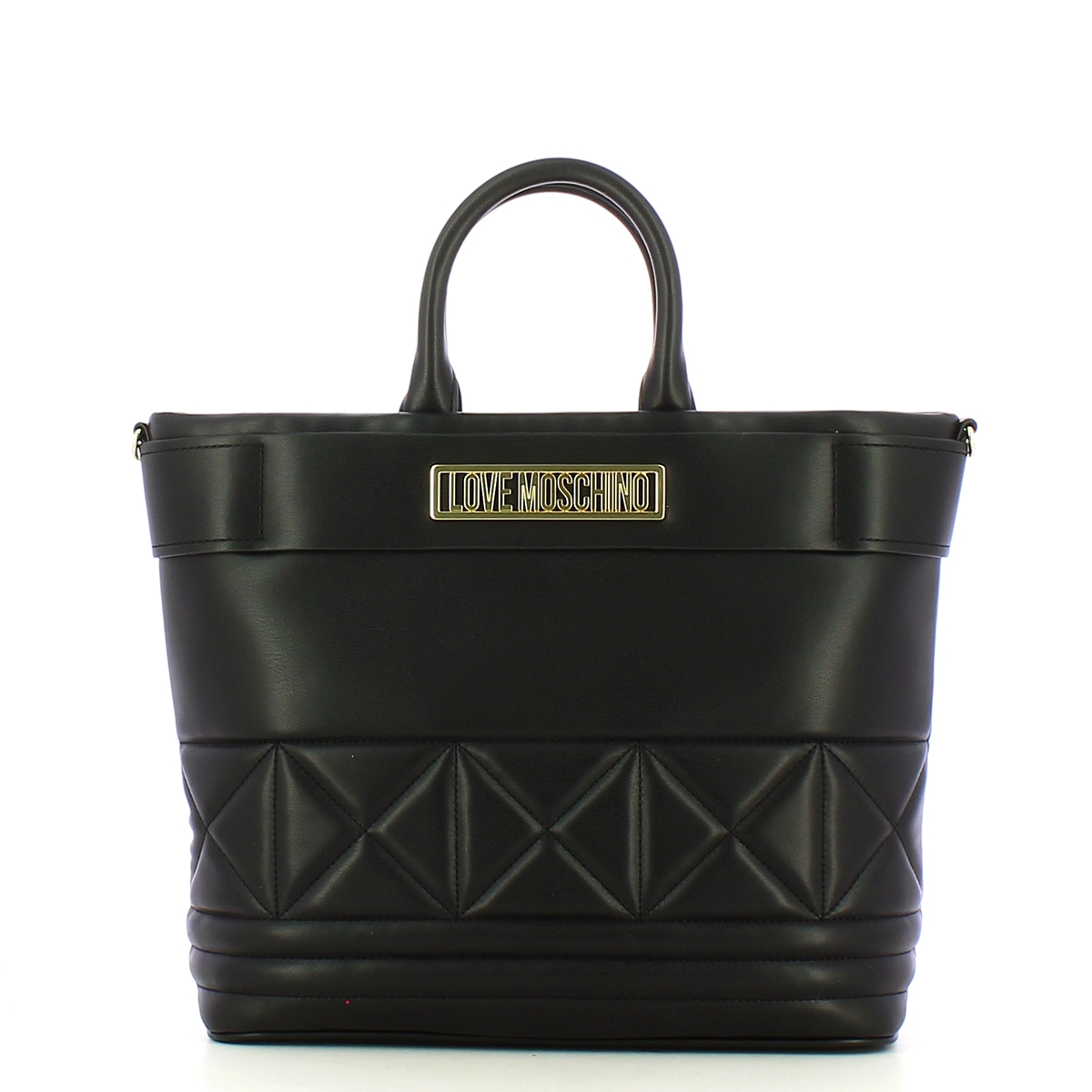Сумочка Love Moschino Logo Plaque Quilted Shoulder Bag