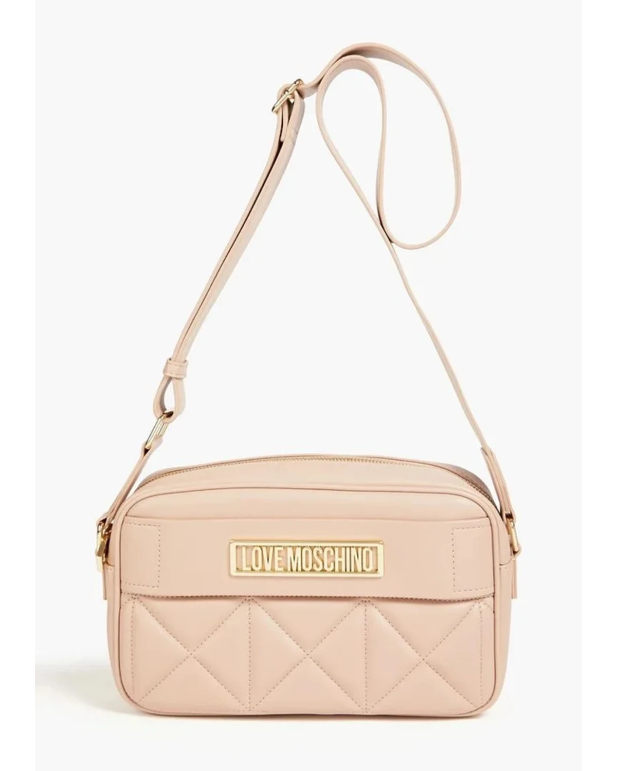 Шкіряна сумочка крос-боді Love Moschino quilted