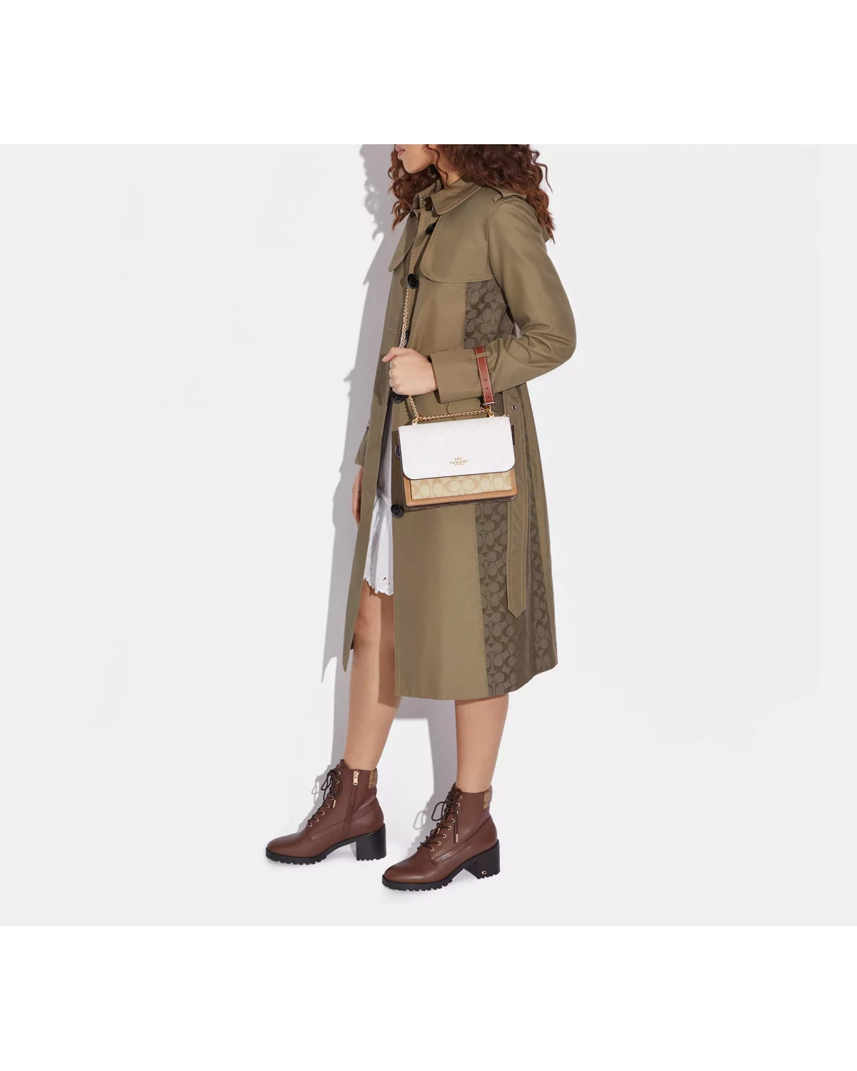 Сумка Coach Klare Crossbody Bag In Blocked Signature Canvas — фото 5