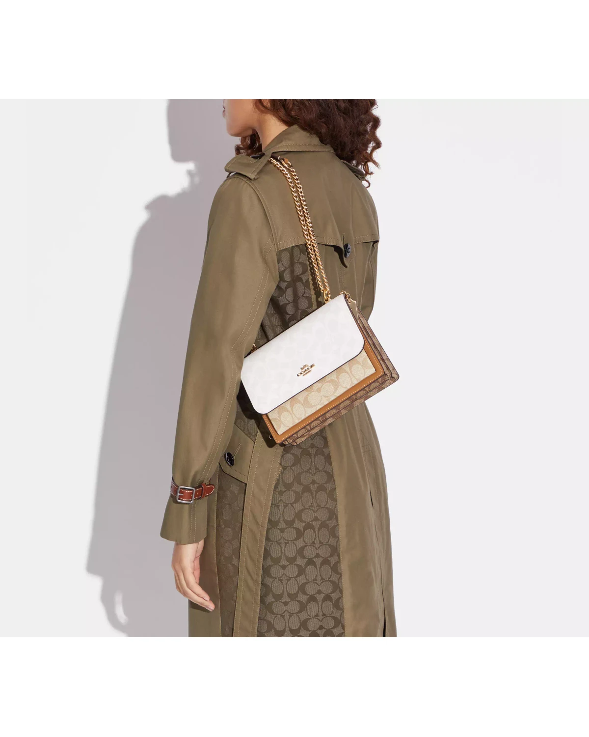 Сумка Coach Klare Crossbody Bag In Blocked Signature Canvas — фото 4