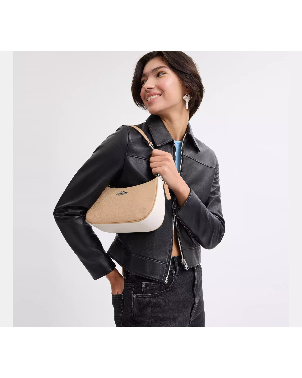 Сумочка Coach Teri Shoulder Bag In Colorblock — фото 4