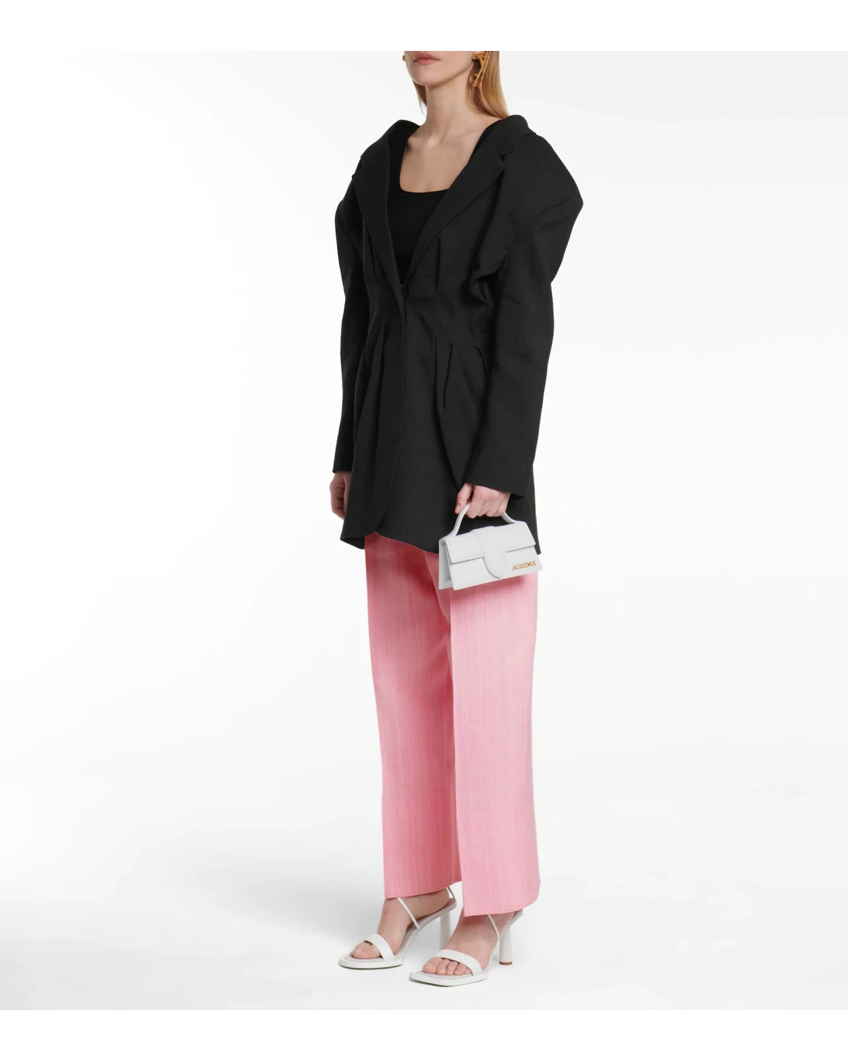 Сумочка Jacquemus Le Bambino White — фото 5