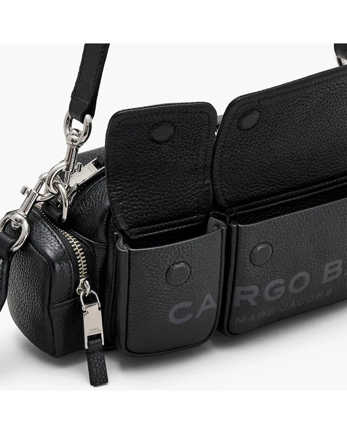 Сумка Marc Jacobs The Leather Cargo Bag Black — фото 3