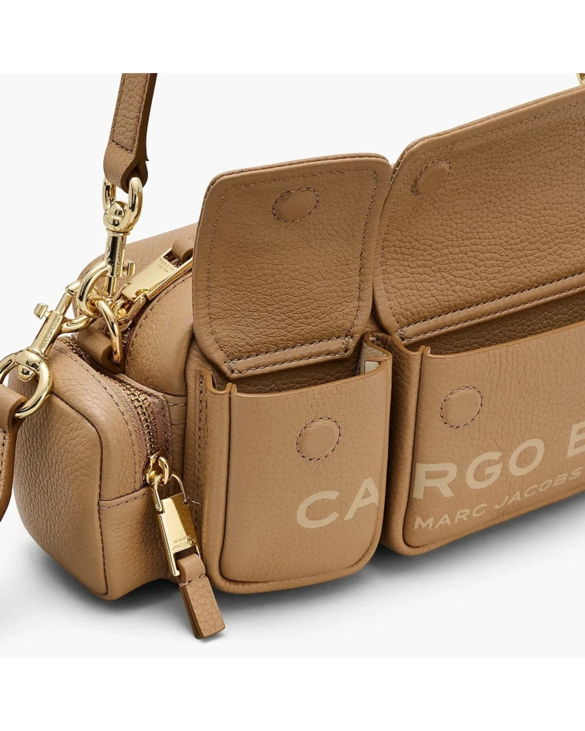 Сумка Marc Jacobs The Leather Cargo Bag Camel — фото 3