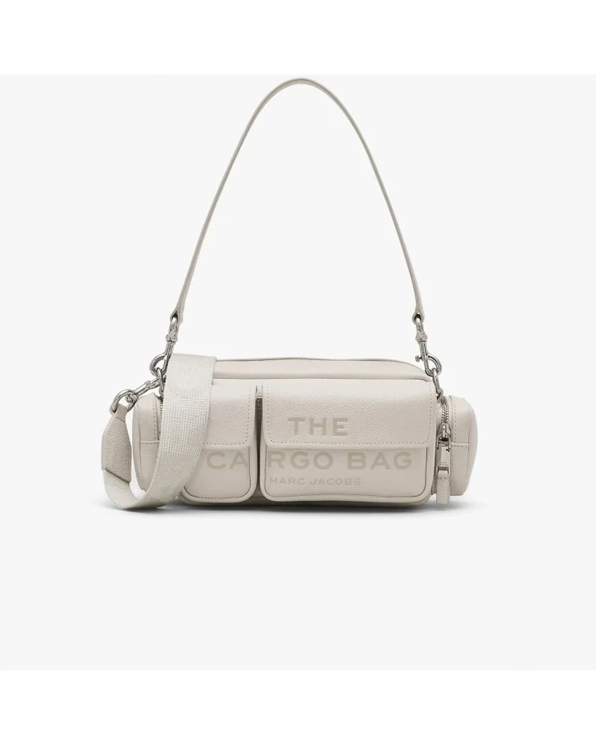 Сумка Marc Jacobs The Leather Cargo Bag Cotton Silver