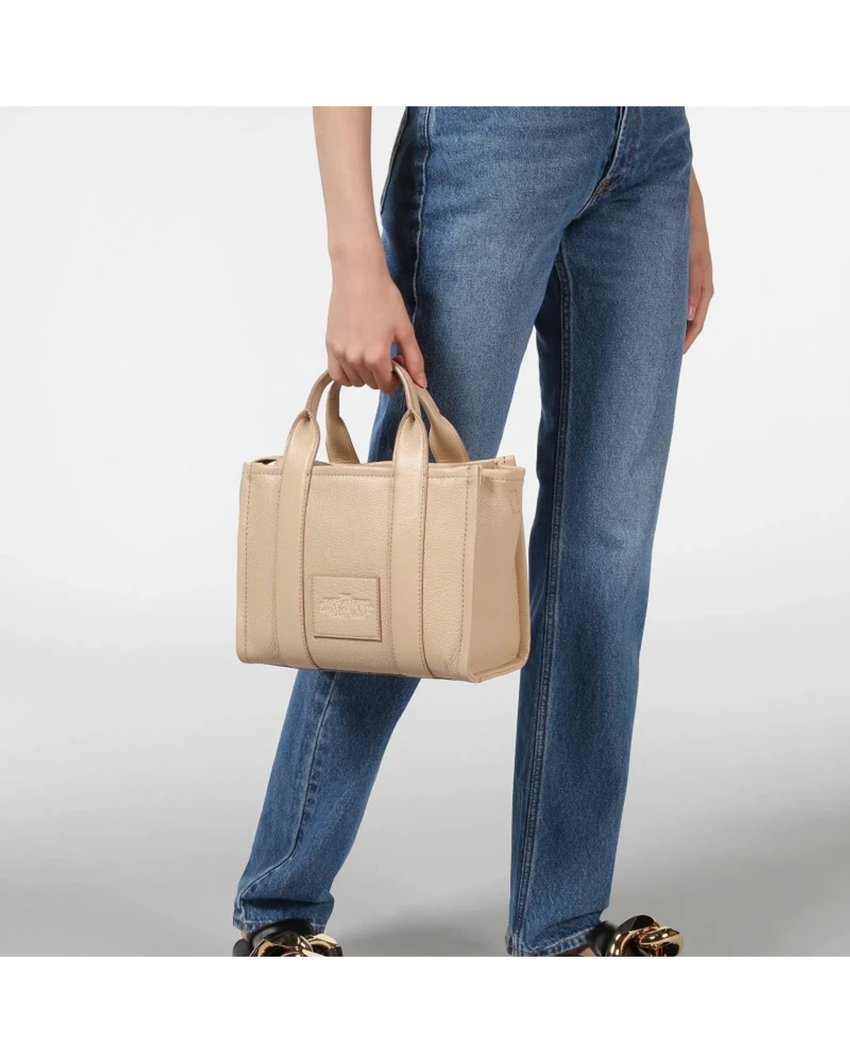 Шопер Marc Jacobs The Leather Small Tote Bag — фото 3