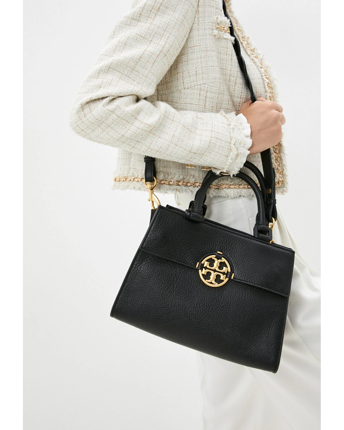Жіноча сумочка Tory Burch Miller Top Handle Satchel — фото 5