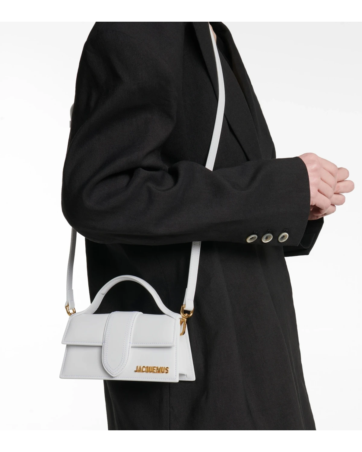 Сумочка Jacquemus Le Bambino White — фото 4